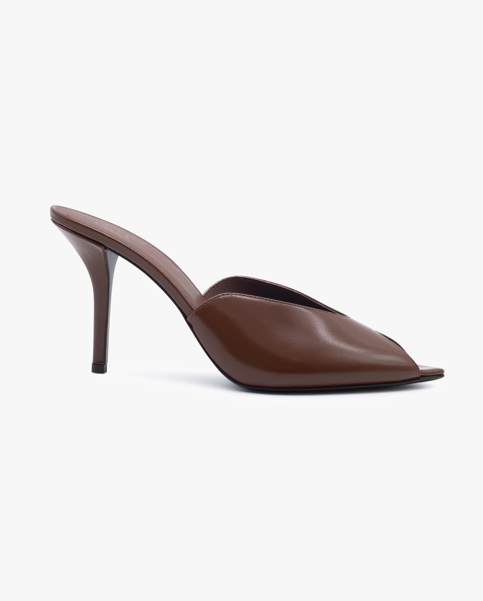 High-Heel Leather Pumps