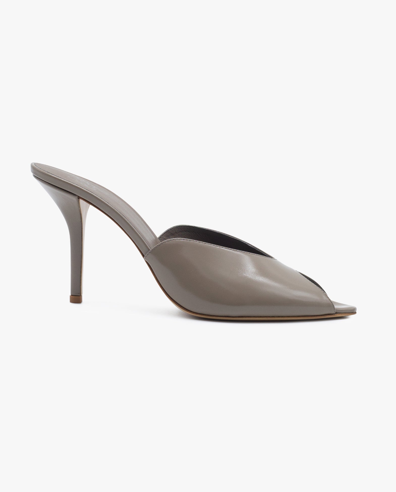 High-Heel Leather Pumps