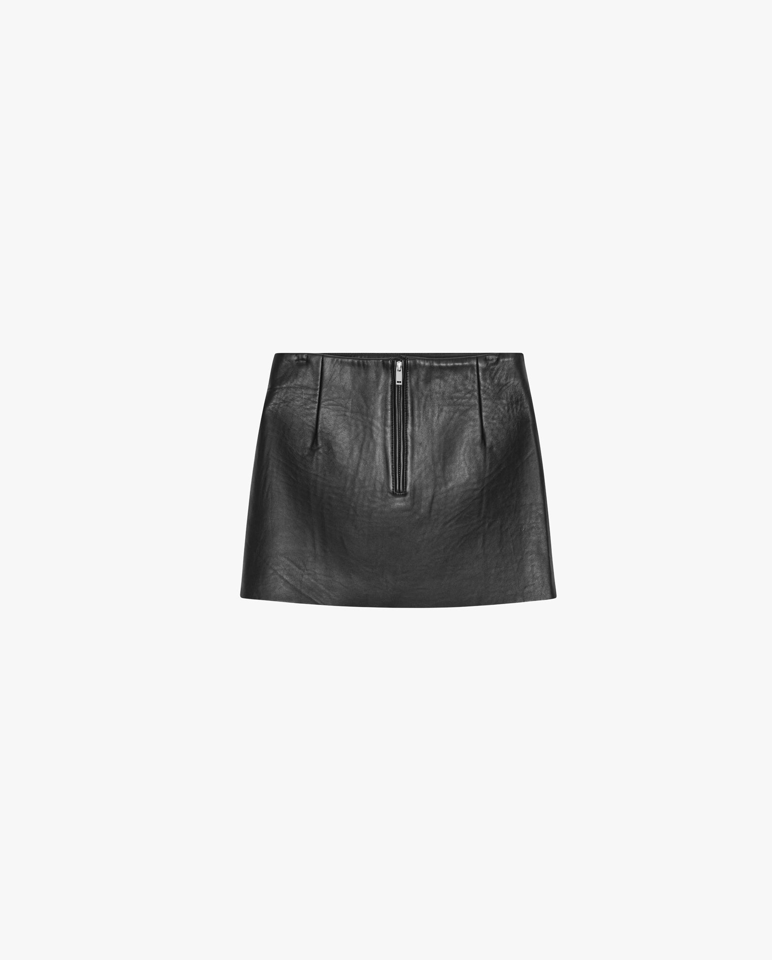 Remain Mini Leather Skirt Black | Smooth Leather | Chapters Store