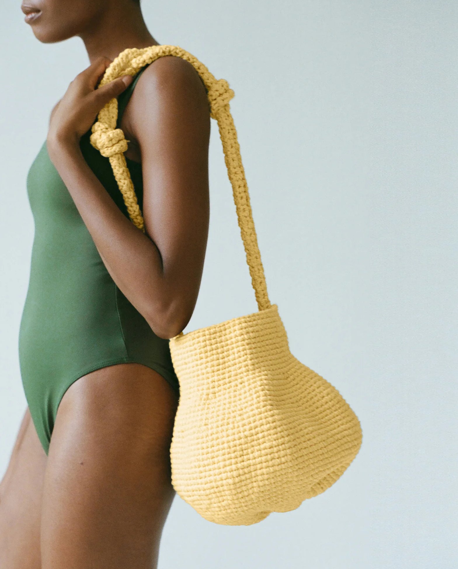 Amphora Knitted Bag Butter