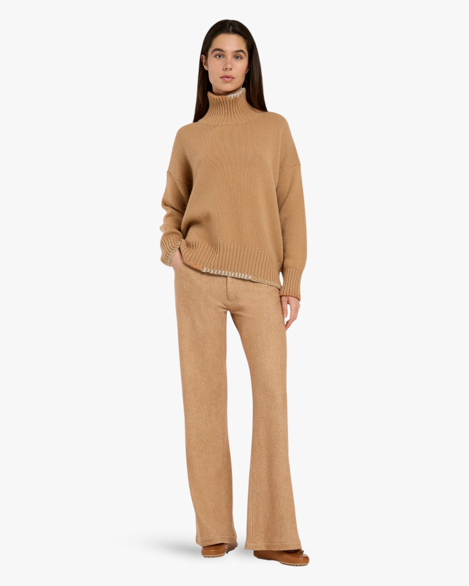 Runa High Crew Neck Sweater