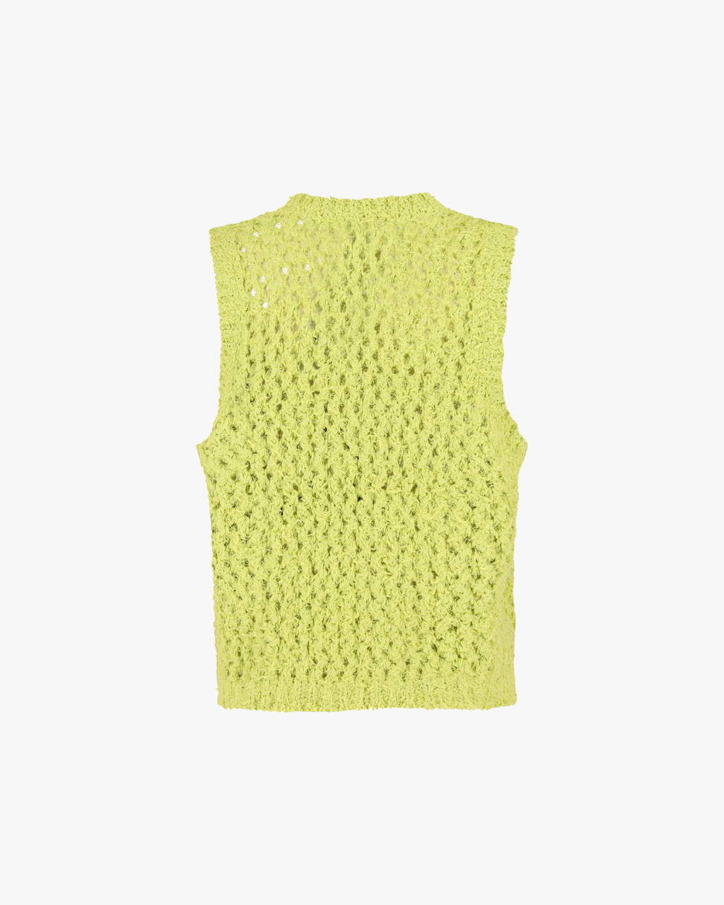 Top canotta in maglia Erin verde oliva