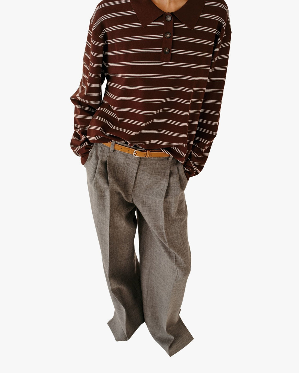 Pantaloni Pine Grey Melange