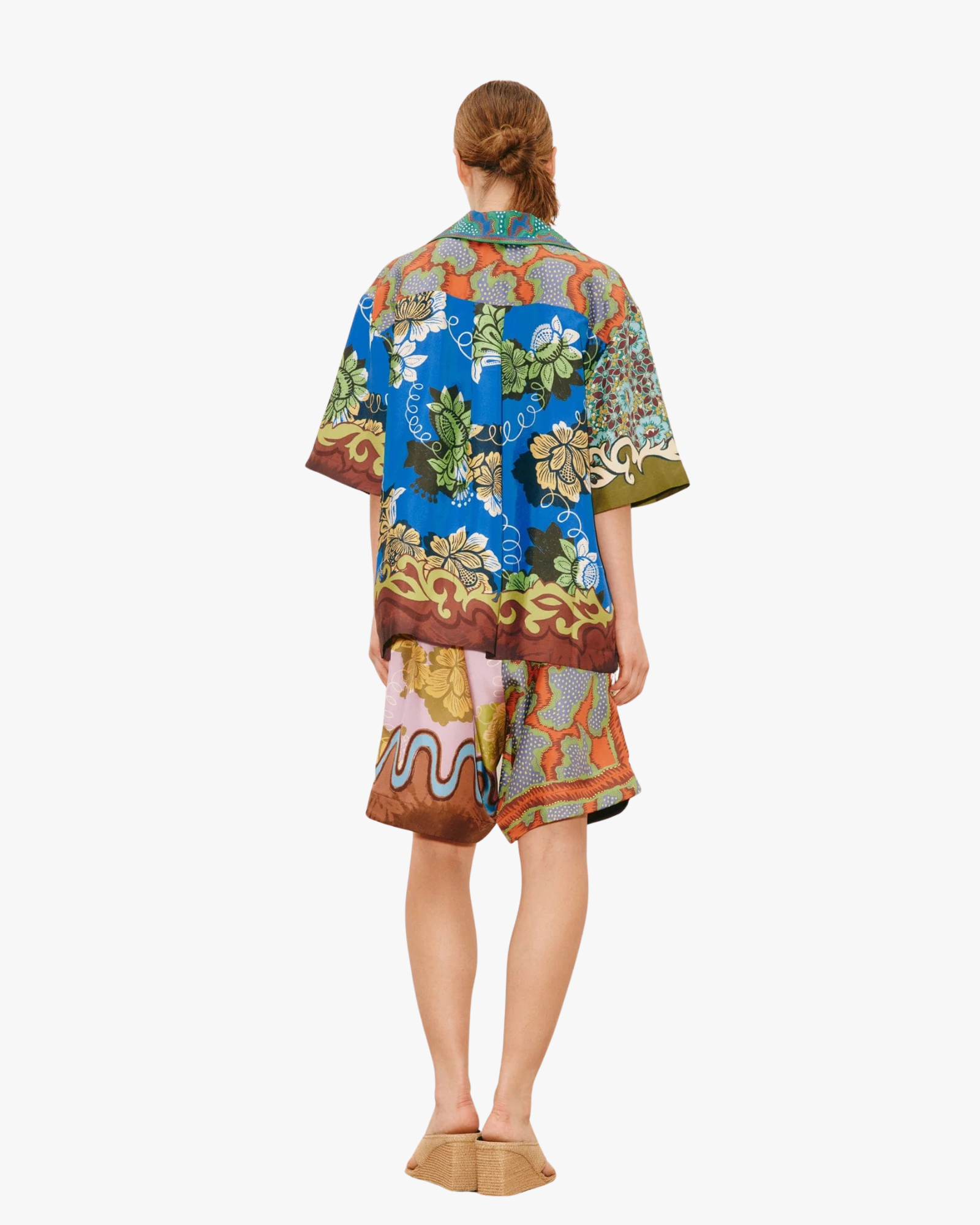 Arnie Silk Mid-Length Short Multi