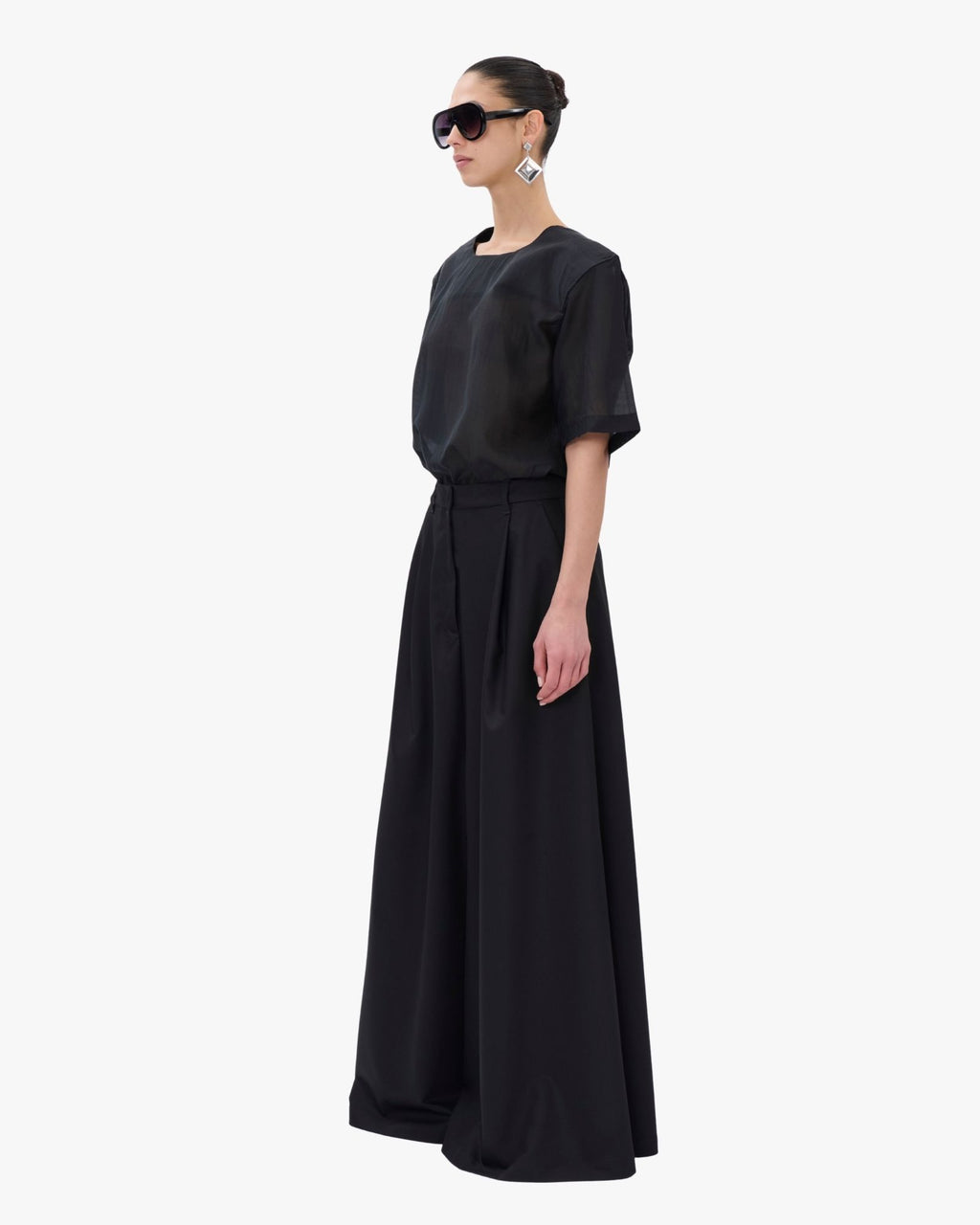 Daisy Black Long Skirt