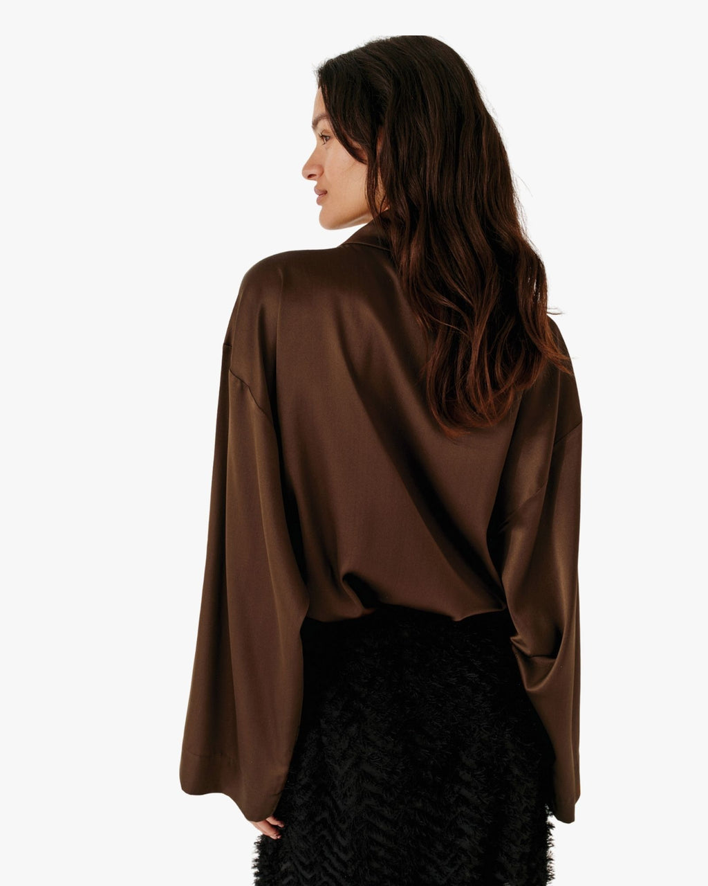 Cata Kimono Shirt Espresso
