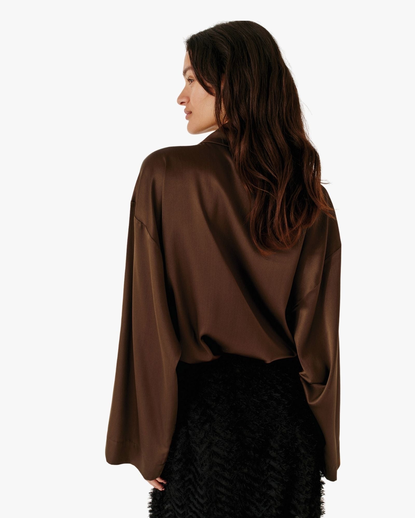 Cata Kimono Shirt Espresso