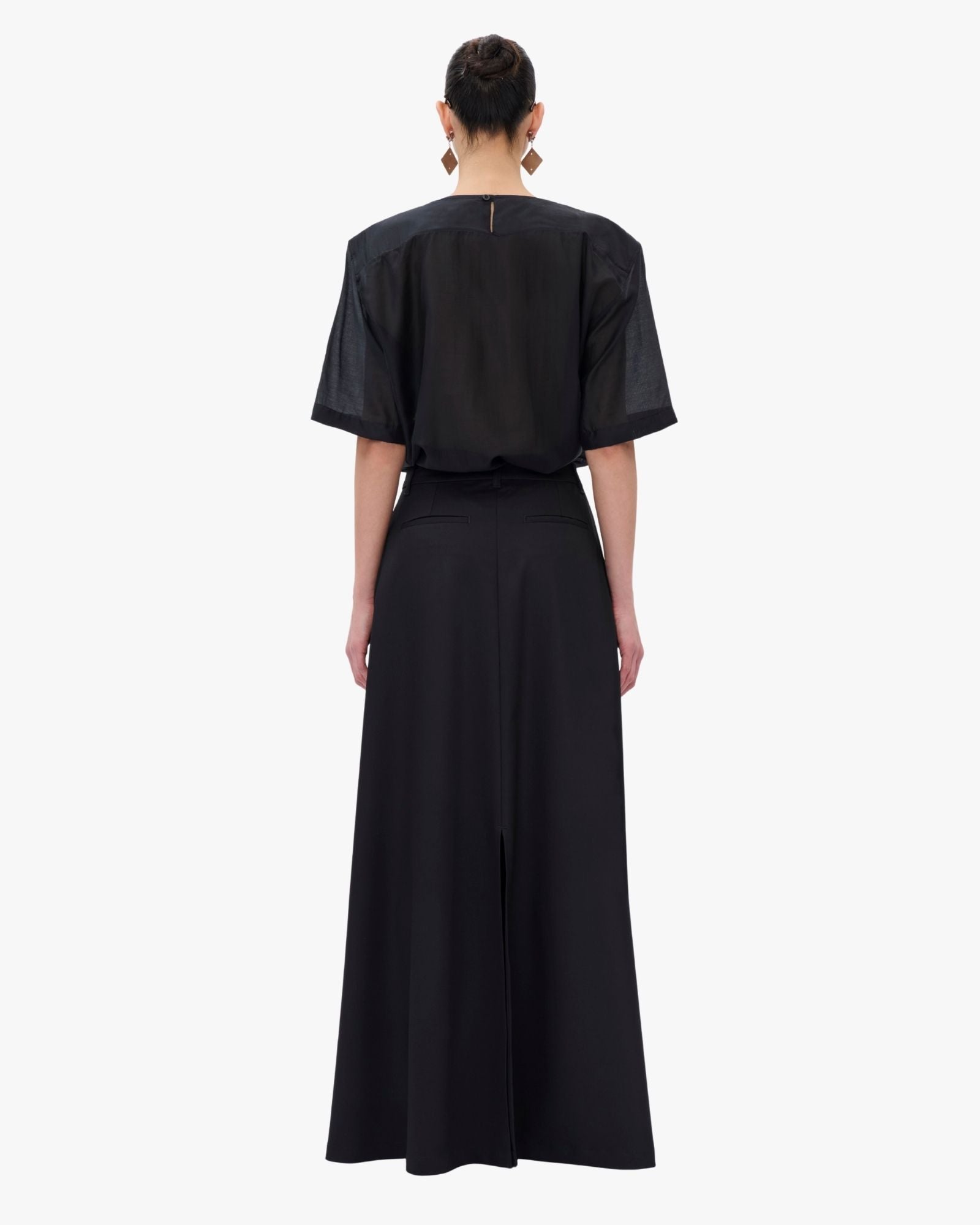 Daisy Black Long Skirt