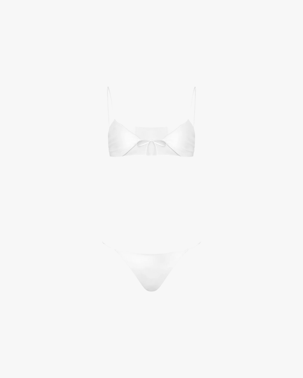 Sporty Mesh Bikini White