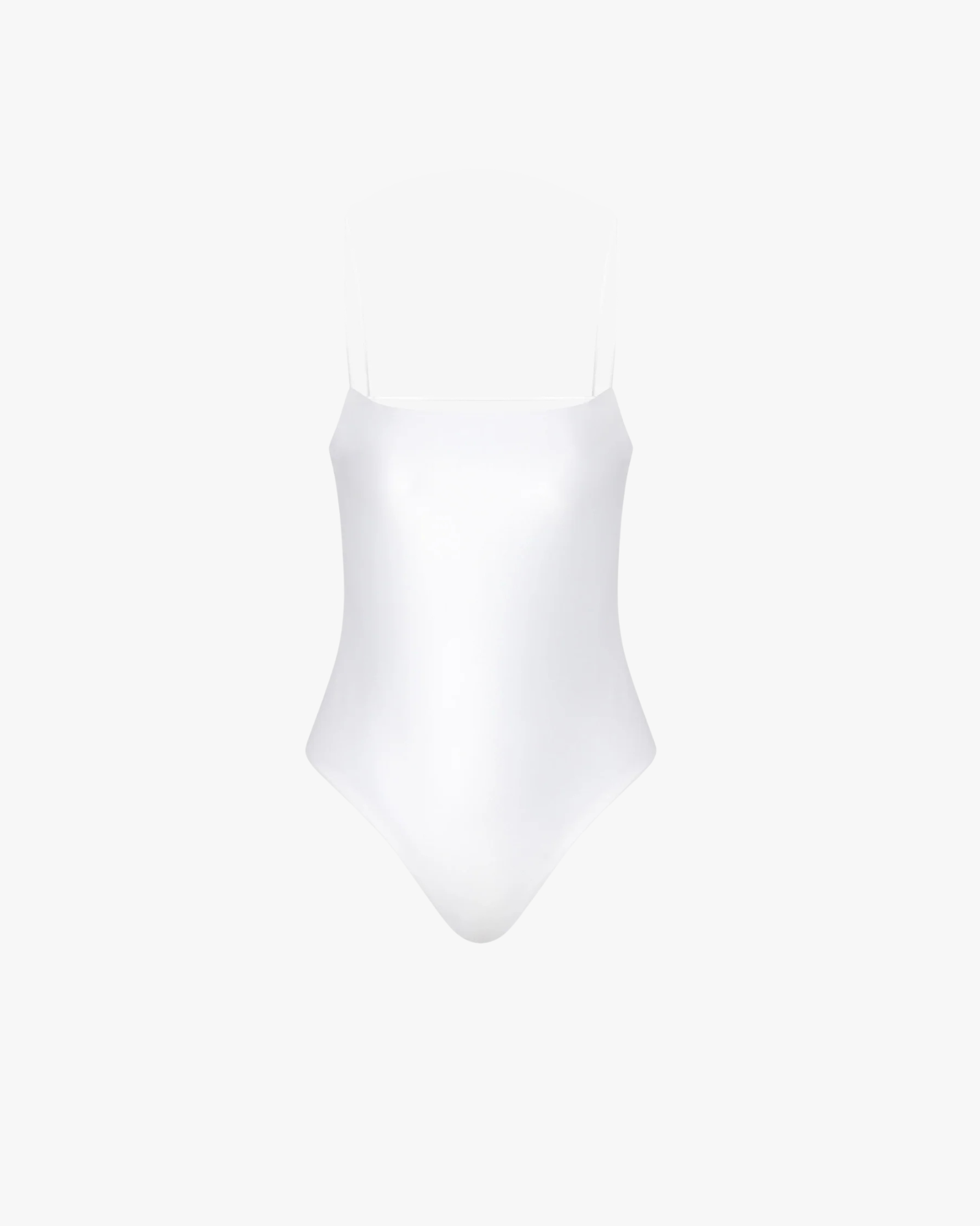 Maillot Line Lycra Swimsuit White