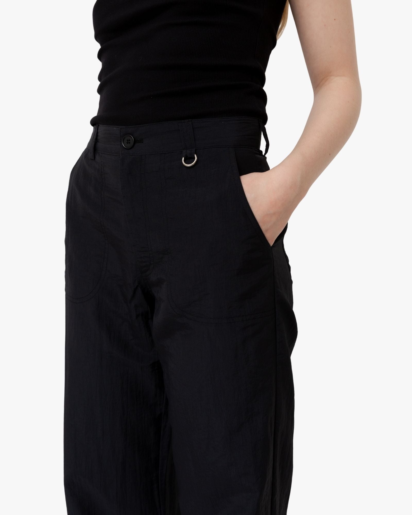 Straight-Leg Trousers Jeanette Black