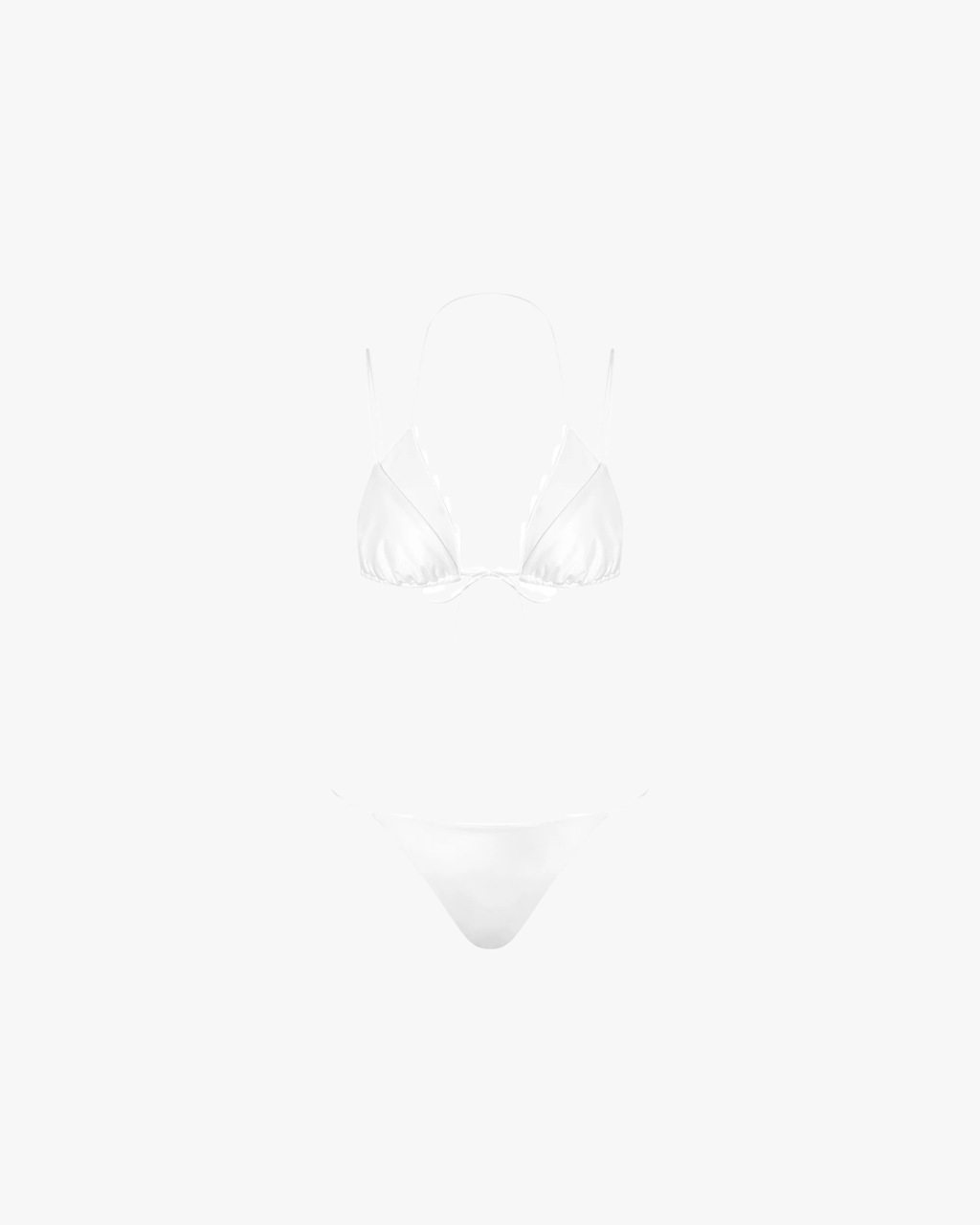 Ella Mesh Bikini White
