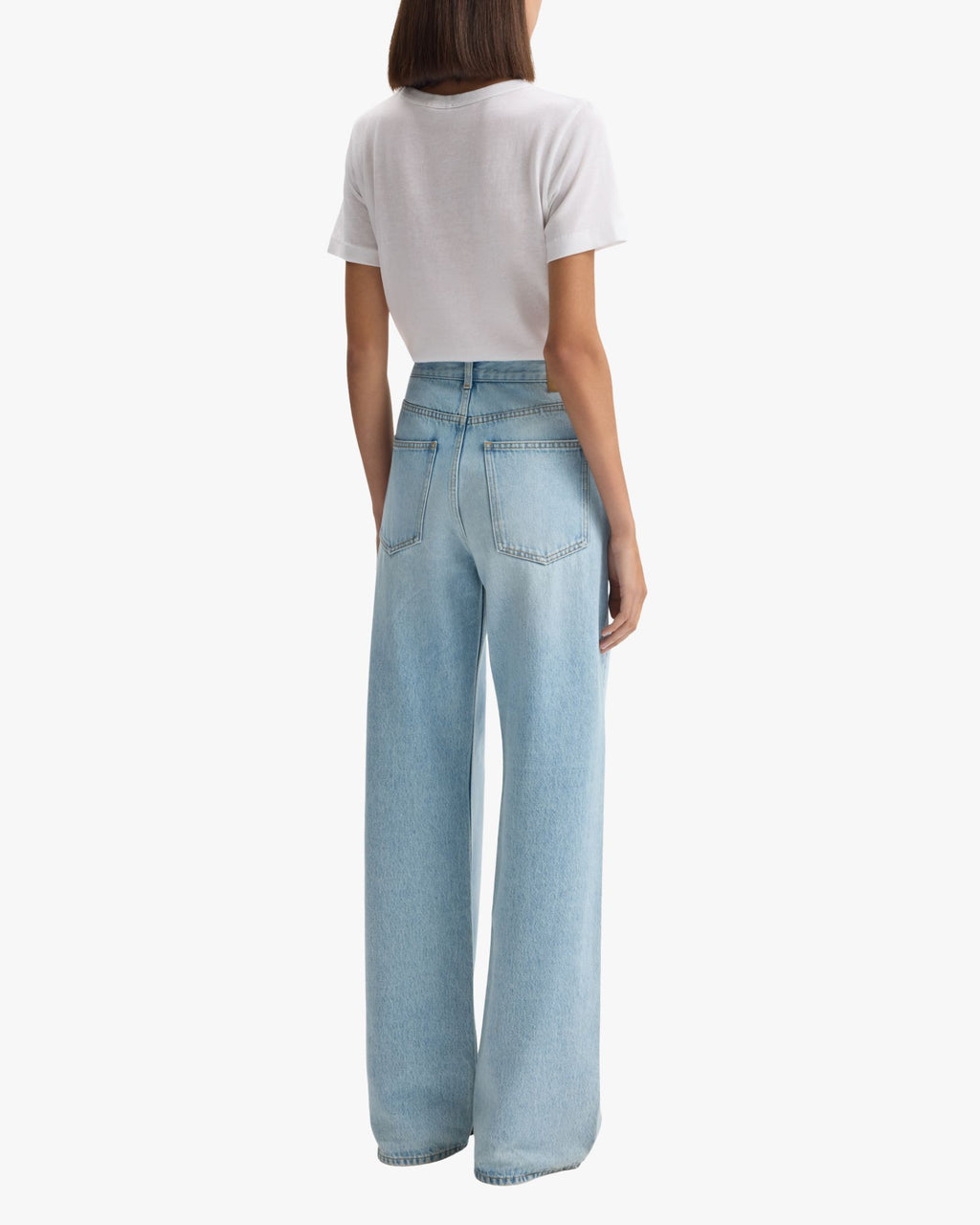 Ease Cotton Denim Pant Brushed Light Blue