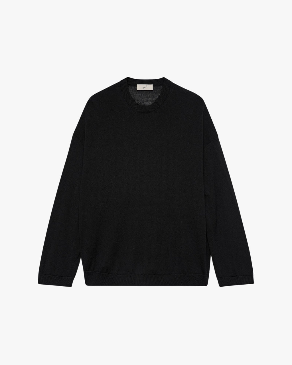 Noe Merino Knit Sweater Black