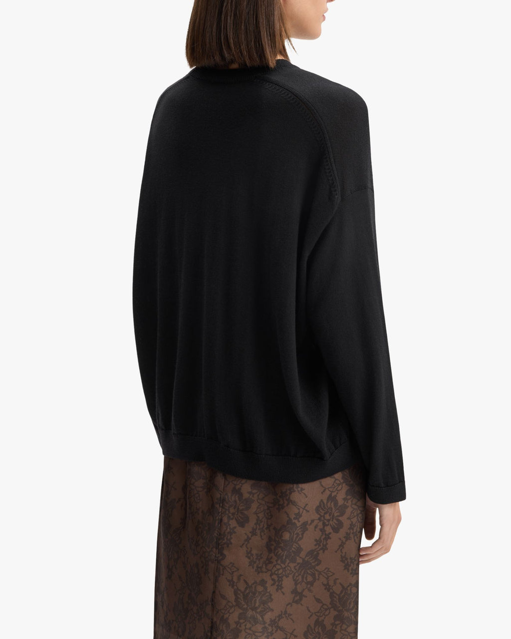 Noe Merino Knit Sweater Black