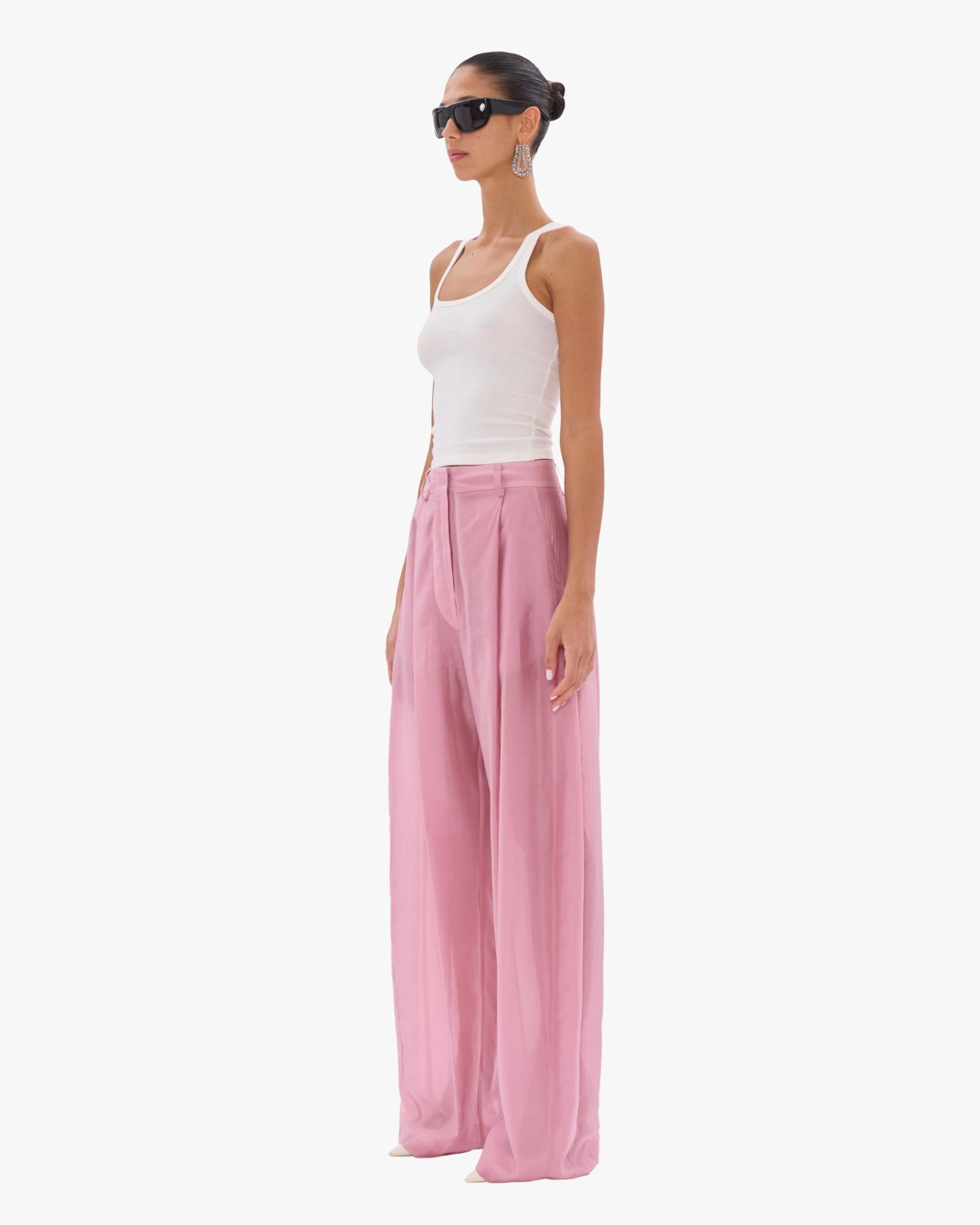 Billie Antique Pink Pants Ballon Fit