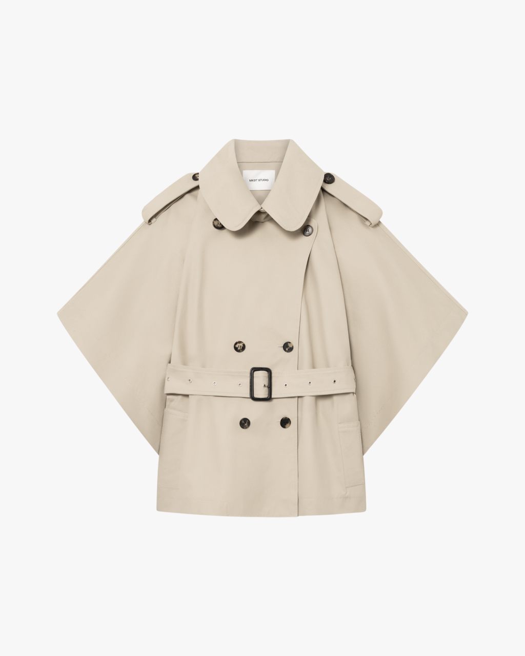 Cristina Half Panama Stone Short Cape Trench