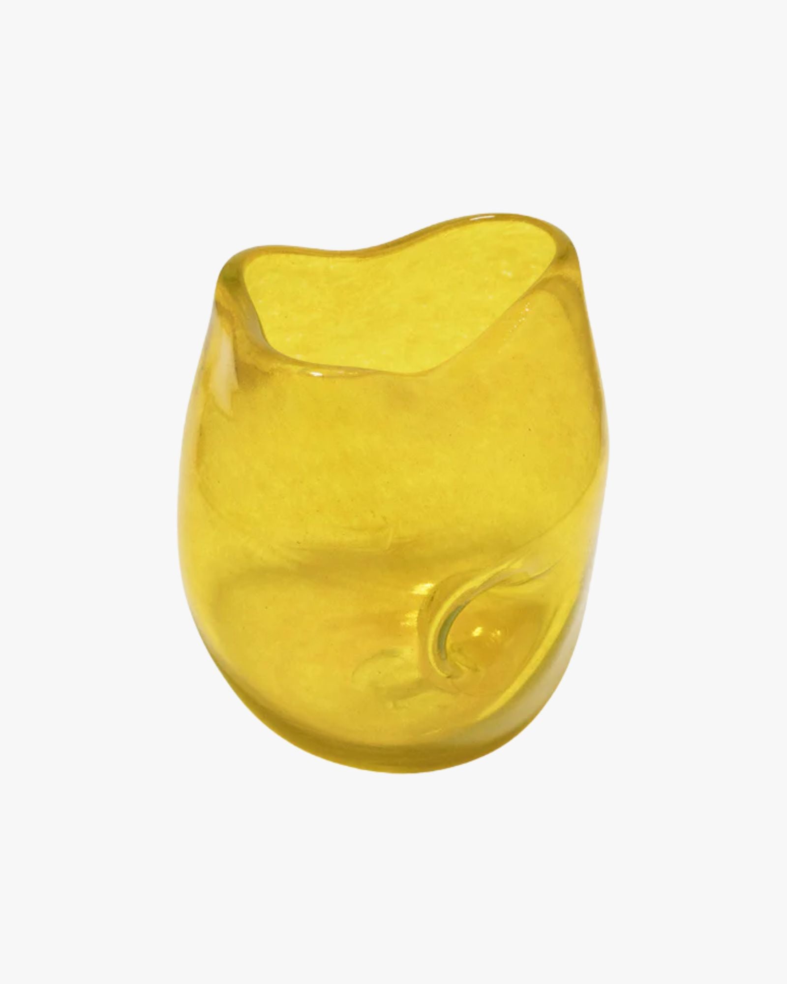 Thaw Recycled Glass Tumbler in Yellow