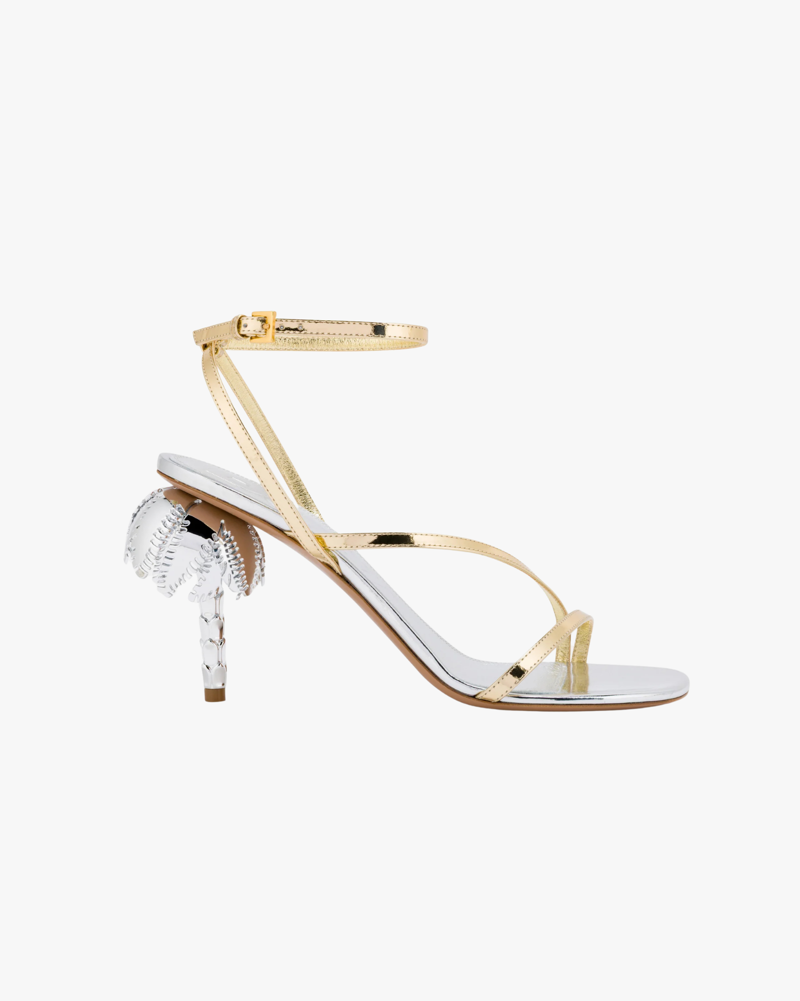 Palmira Sandal Metallic Gold Silver