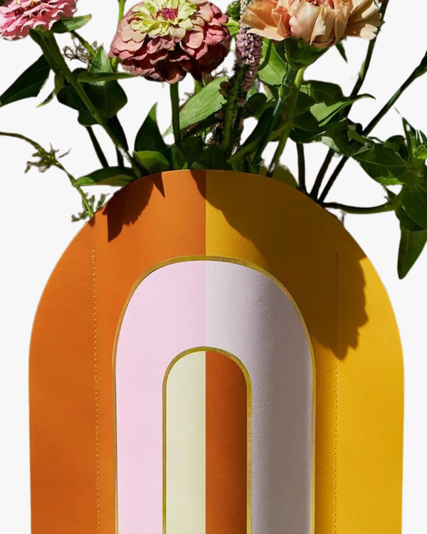 Riviera Arch Paper Vase
