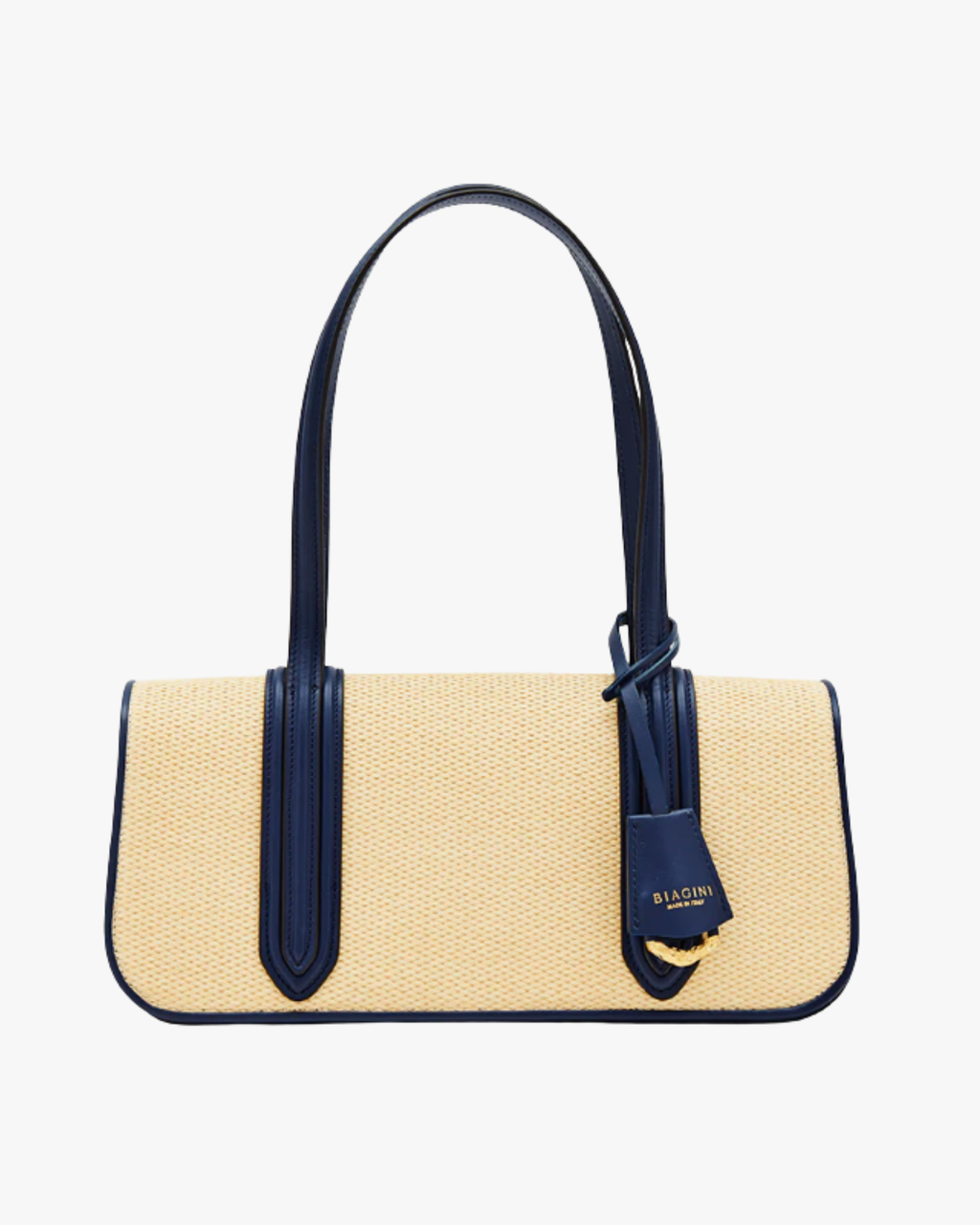 Bonissima Shoulder Bag Long Light Brown Rafia