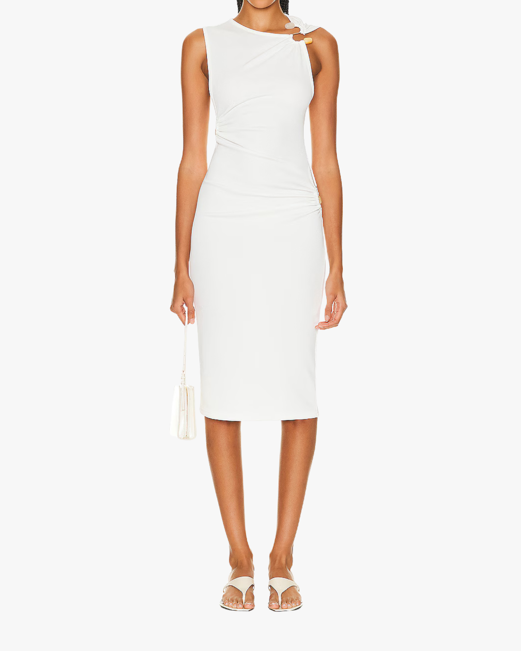 Callisto Trinity Tank Dress White