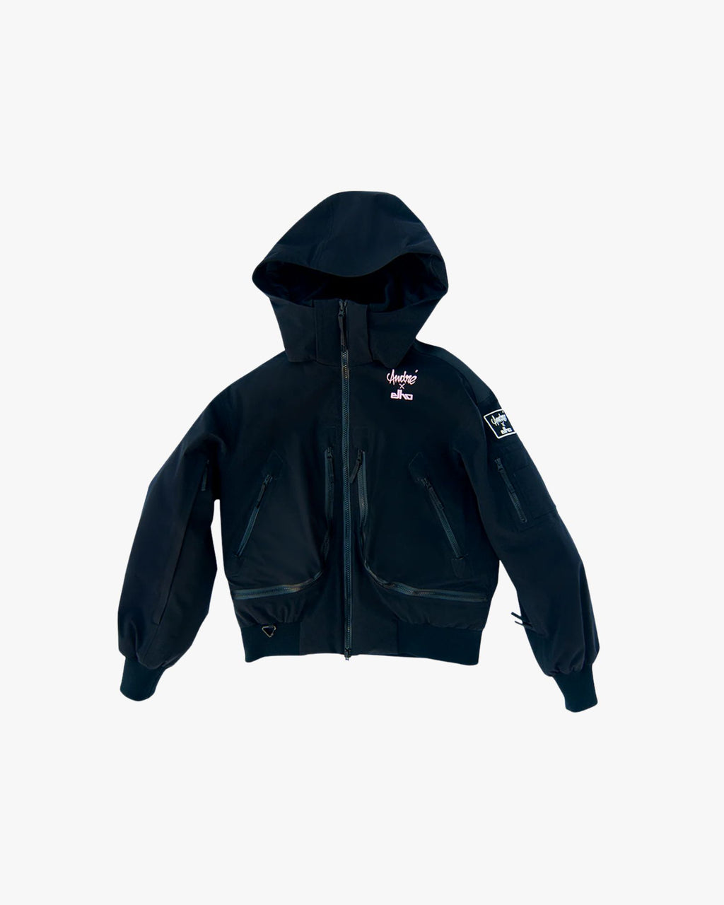 Phantom 3L Padded Performance Bomber Black Jacket