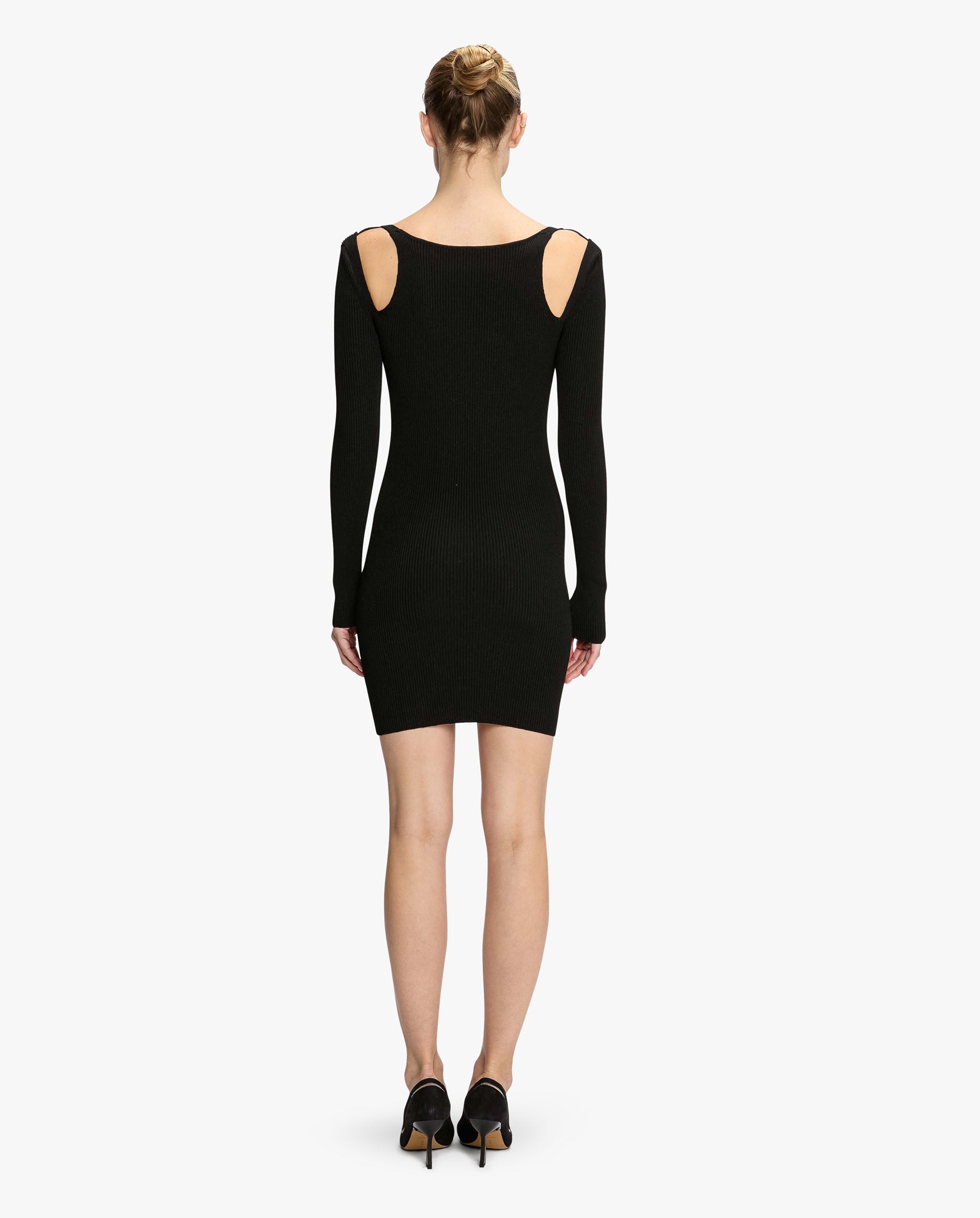 Contour Ribbed Knitted Dress