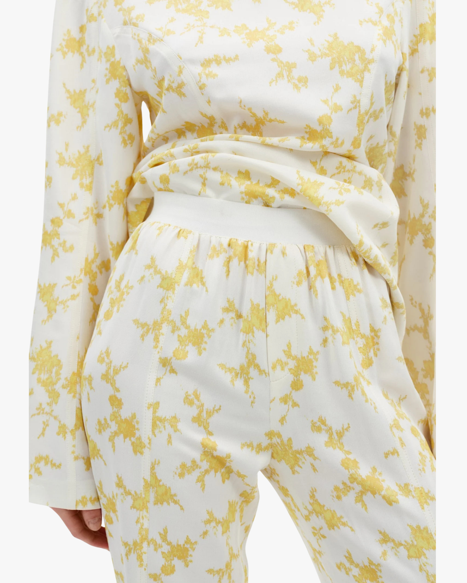 Straight-Cut Relaxed Printed Trouser