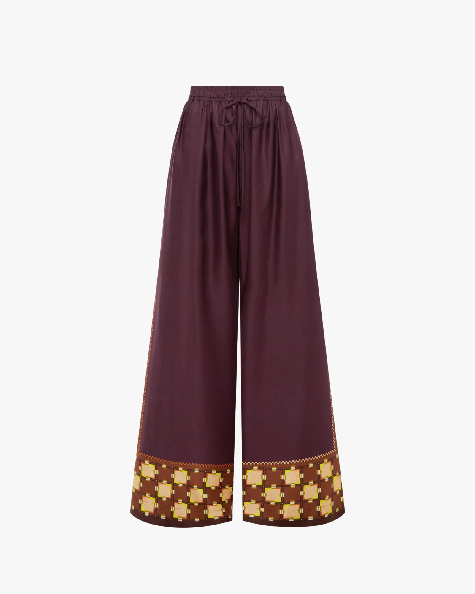 Wilson Silk Relaxed Jogger Pants Multi