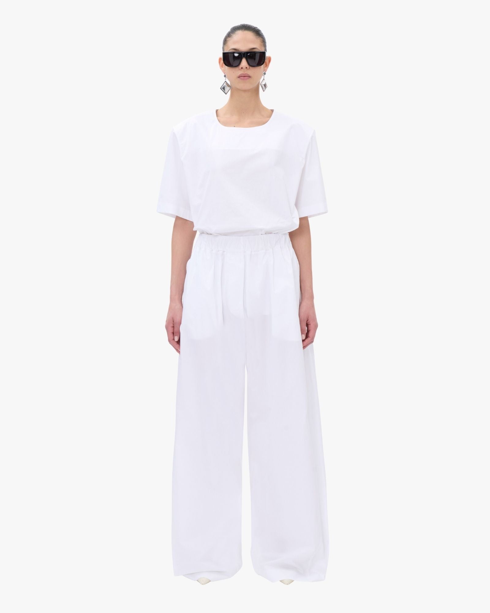 Dora White Pant Relaxed Fit