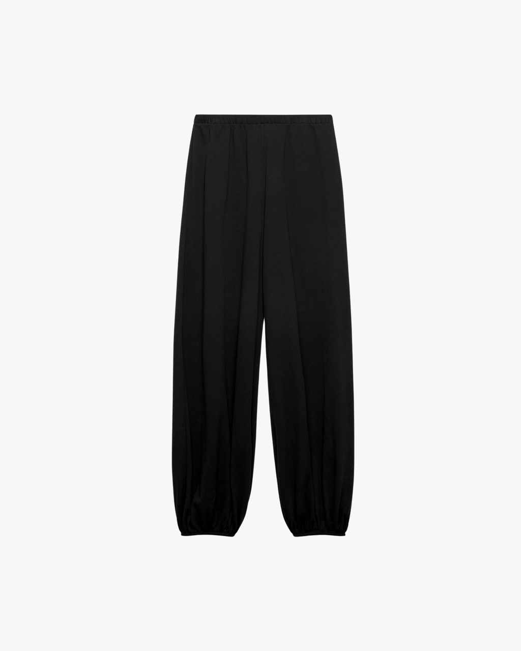 Cotton Crepe Balloon Leg Trouser