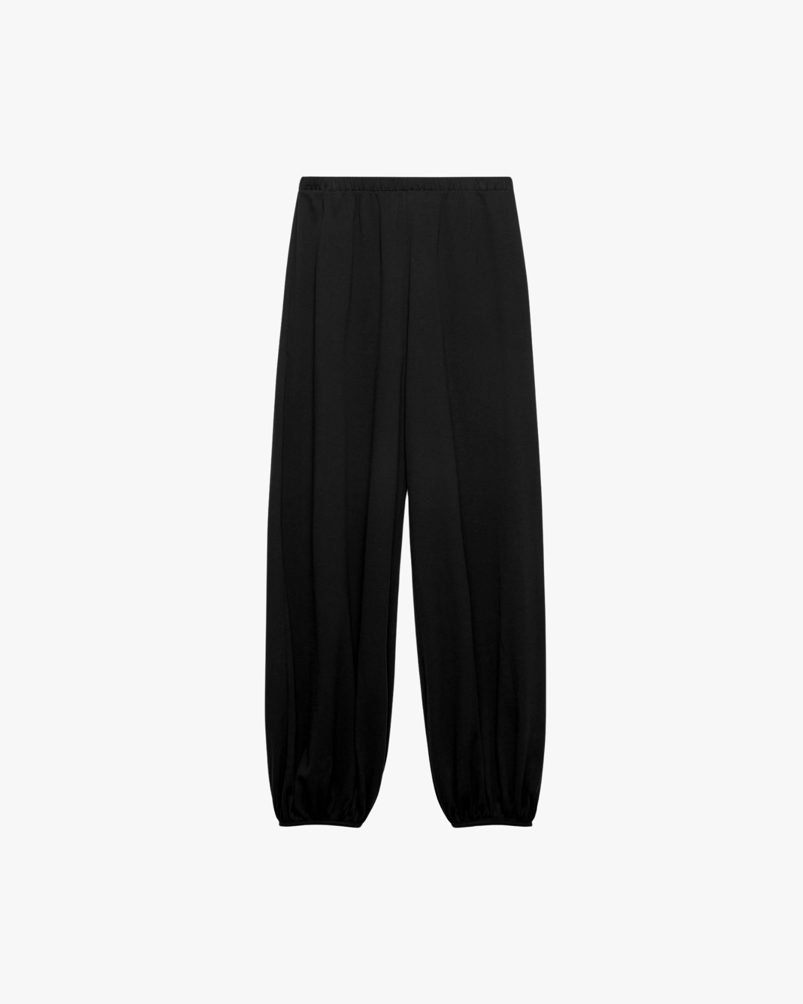 Cotton Crepe Balloon Leg Trouser
