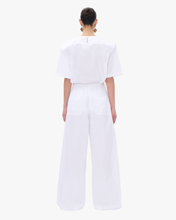 Dora White Pant Relaxed Fit
