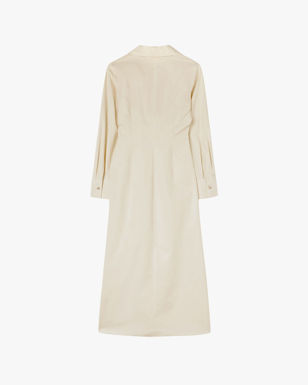 Popeline Cotton Stretch Dress Butter