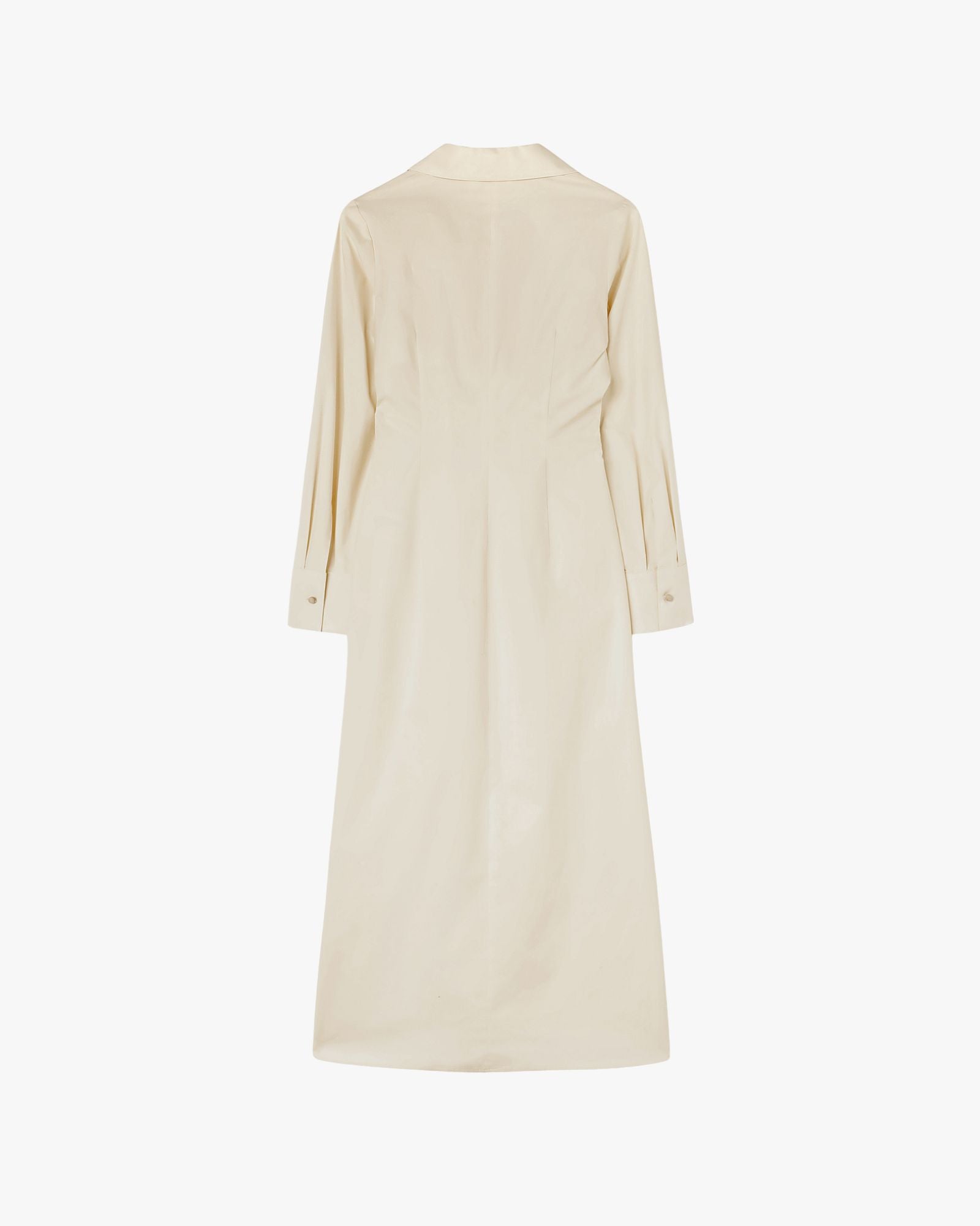 Popeline Cotton Stretch Dress Butter