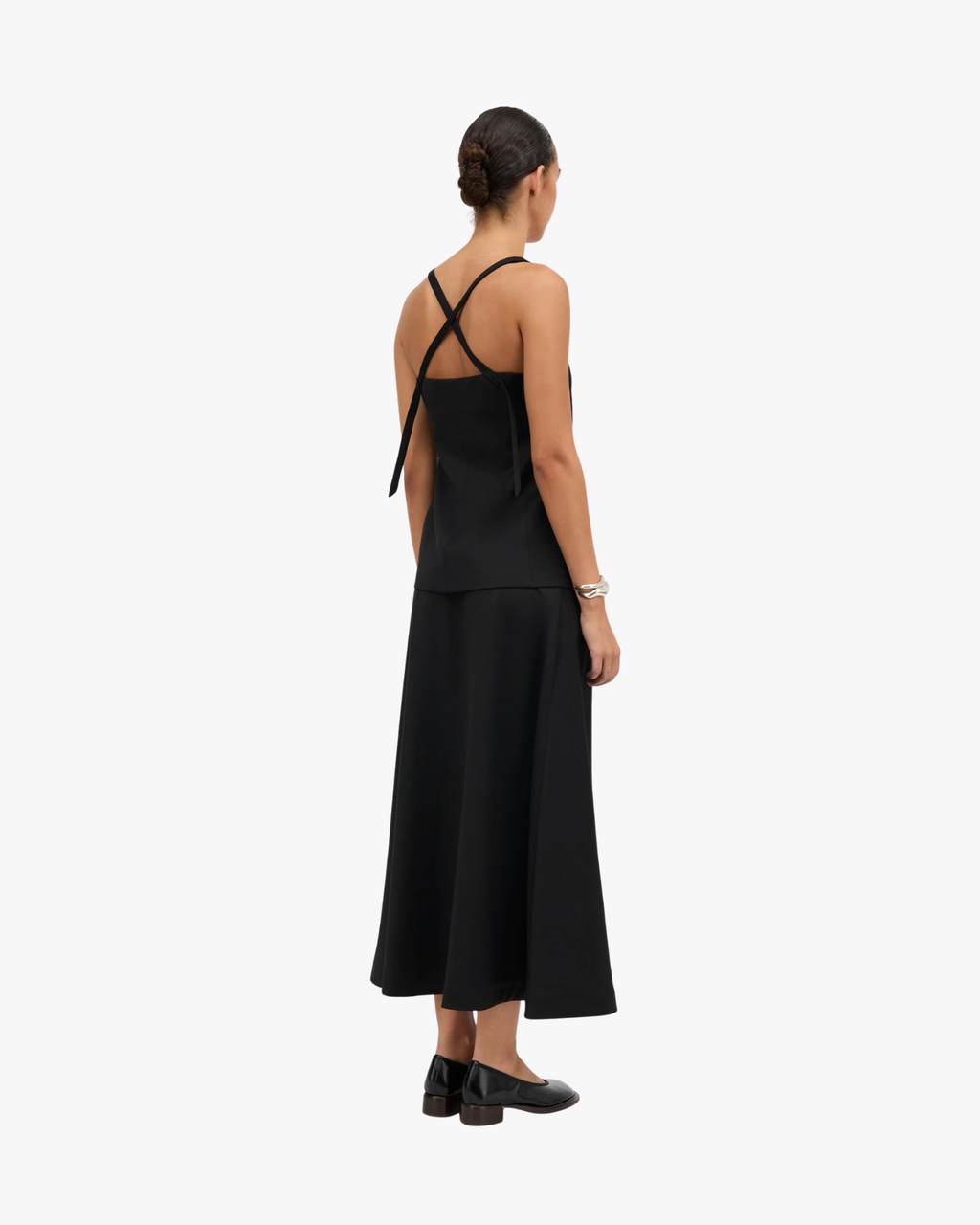 Nenya Soft Wool Black Skirt