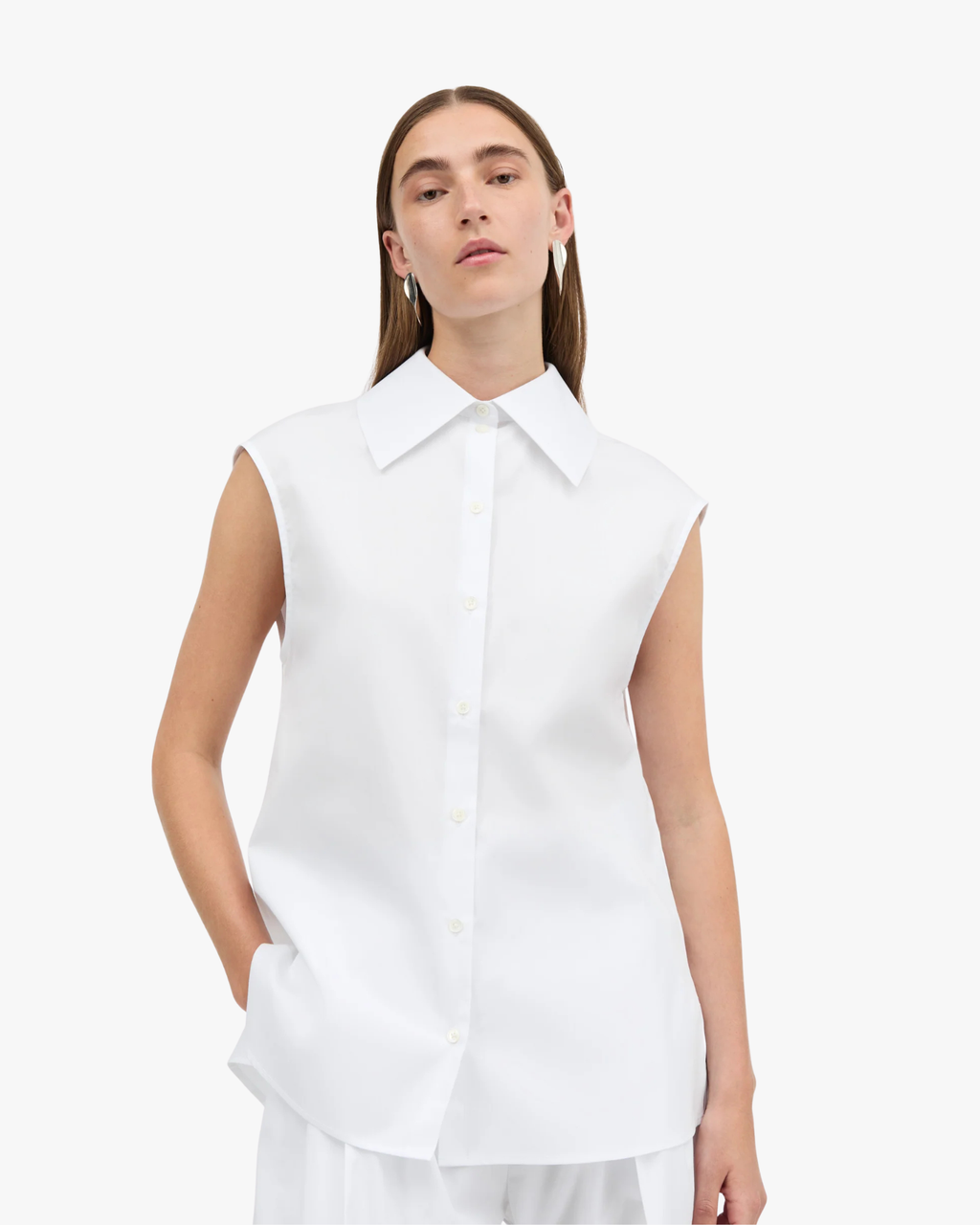 Somi MKDT Signature Poplin Chiffon Shirt