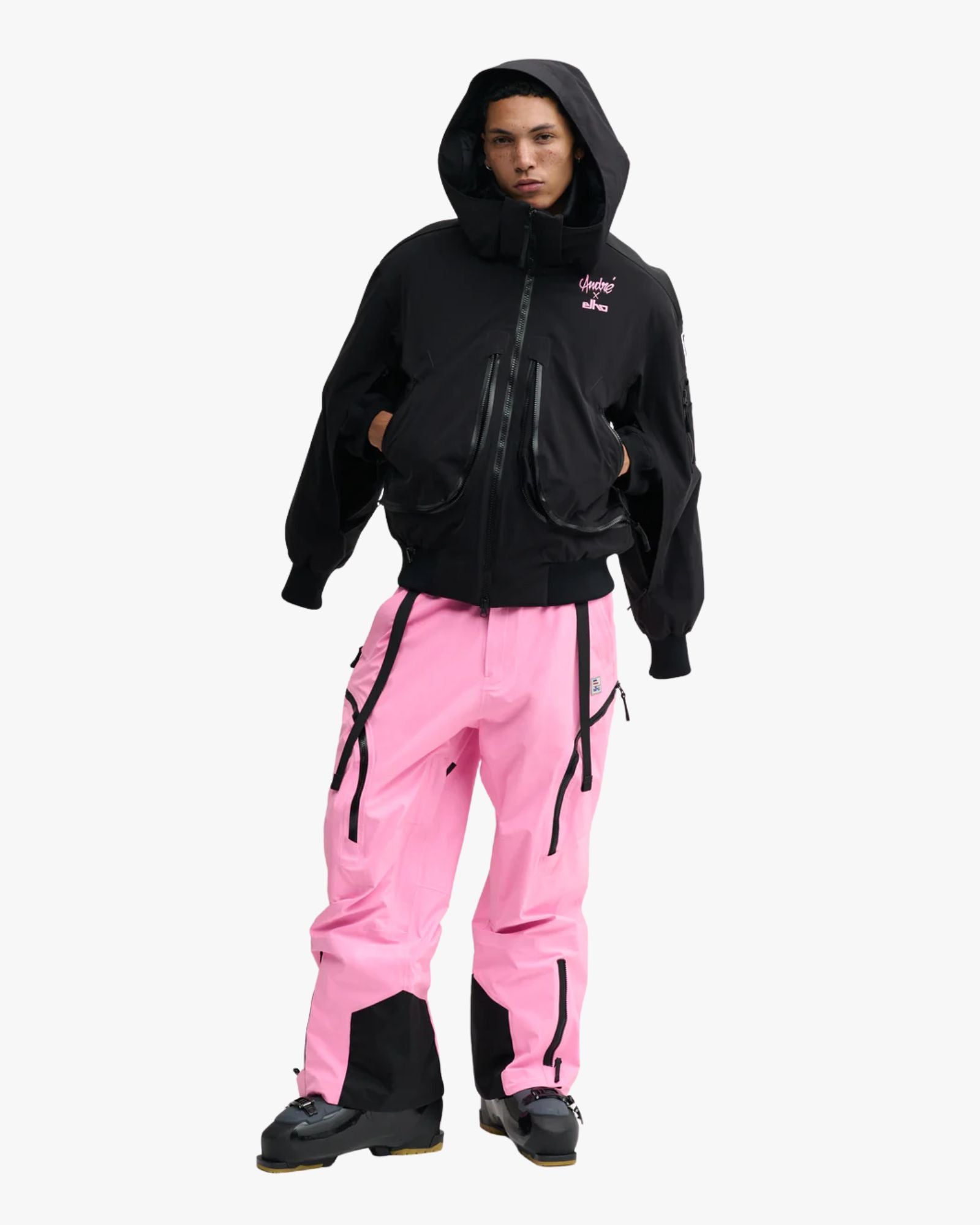 Phantom 3L Padded Performance Bomber Black Jacket