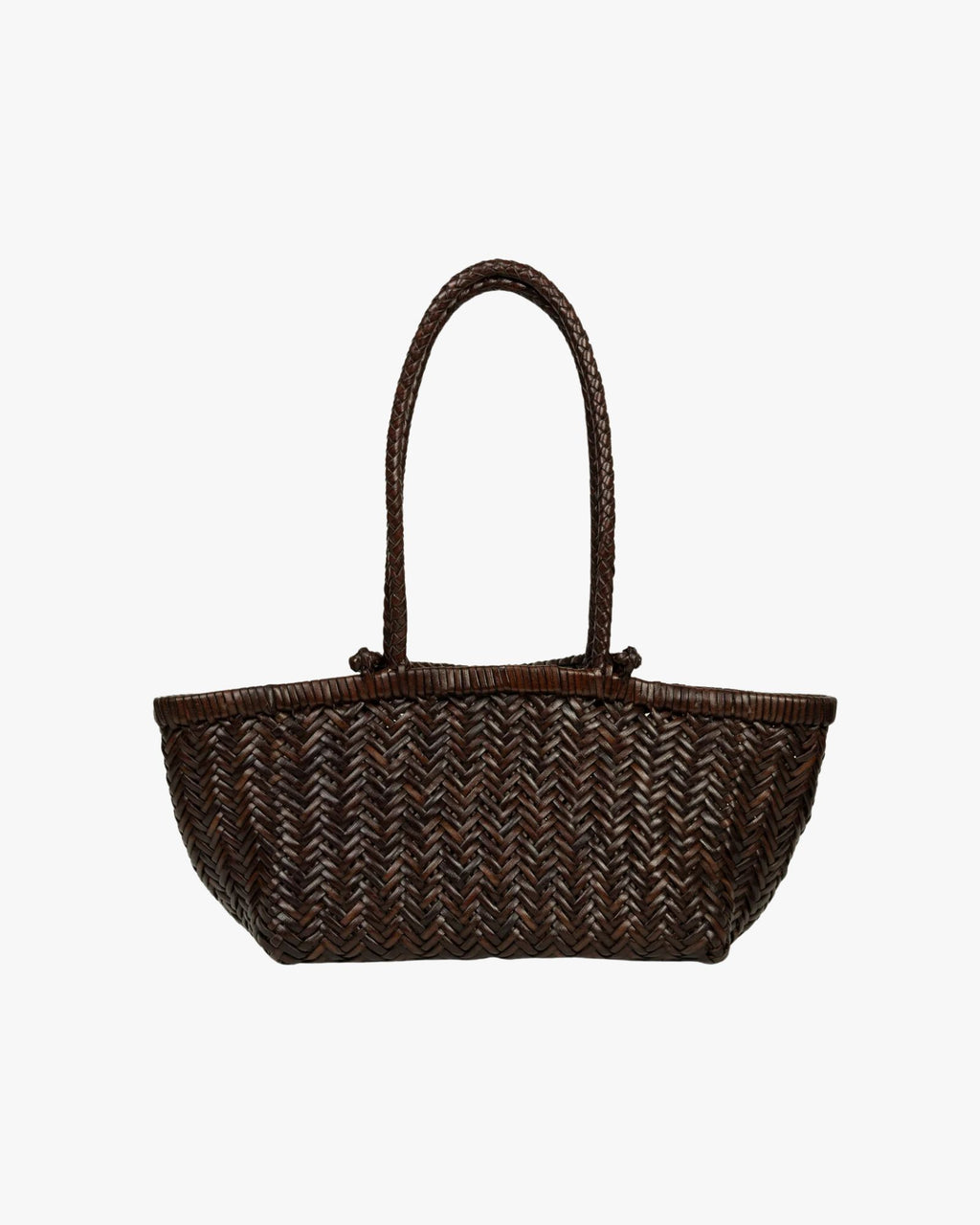 Pazar Tote Boat Handwoven Brown