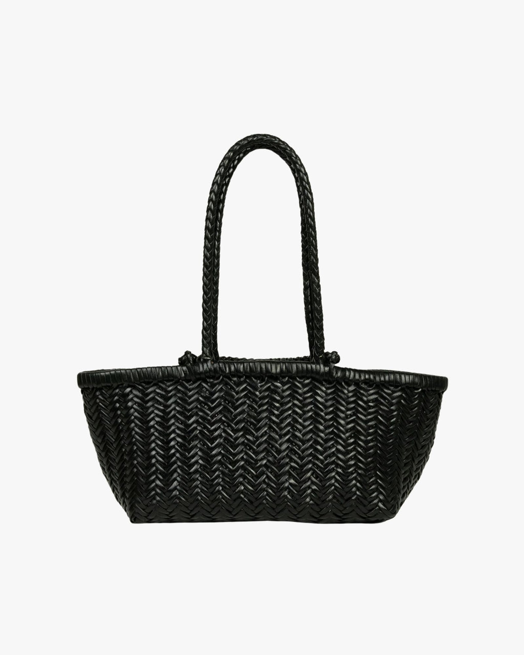 Pazar Tote Boat Handwoven Black