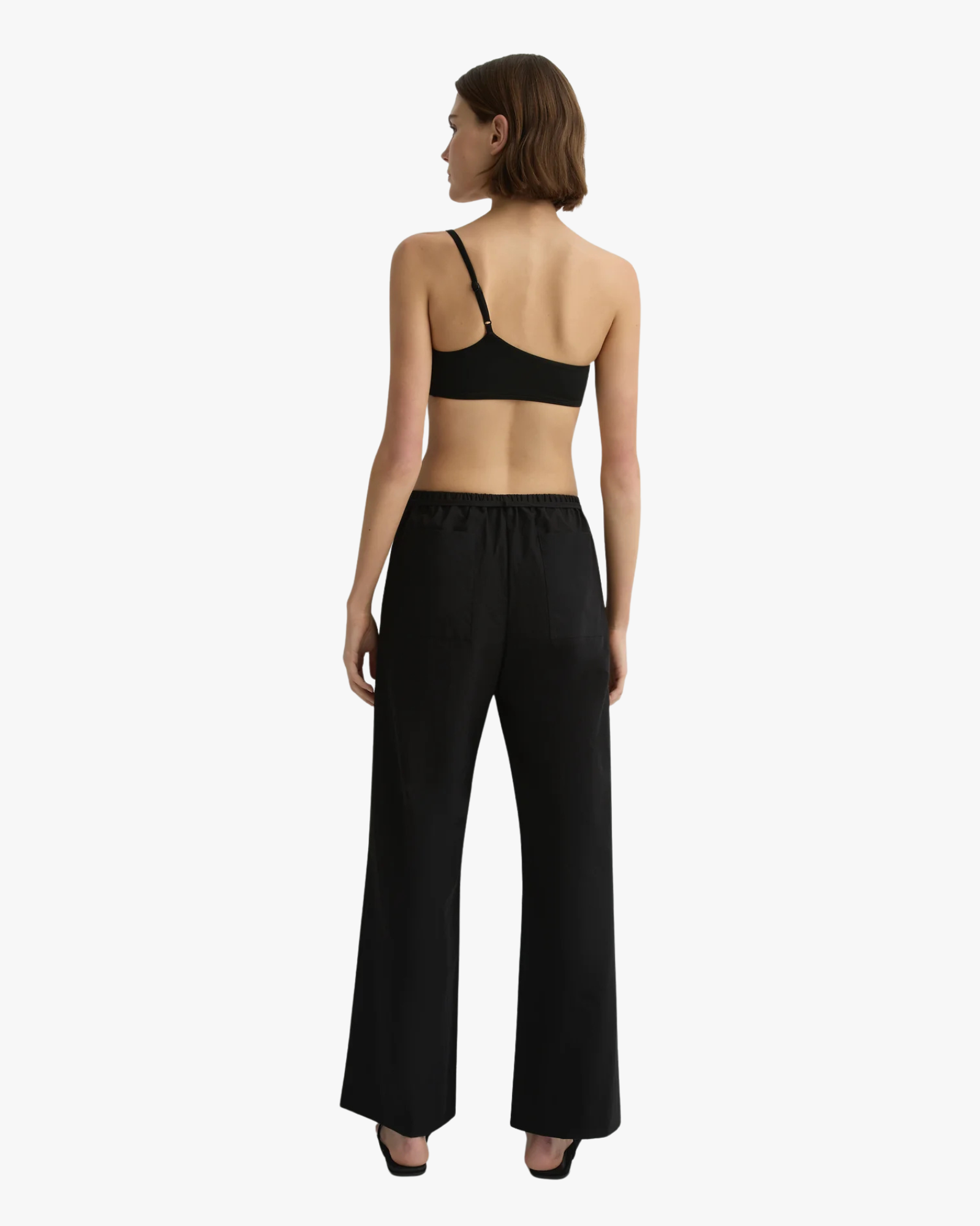 Kyoto Japanese Dry Cotton Trousers Black