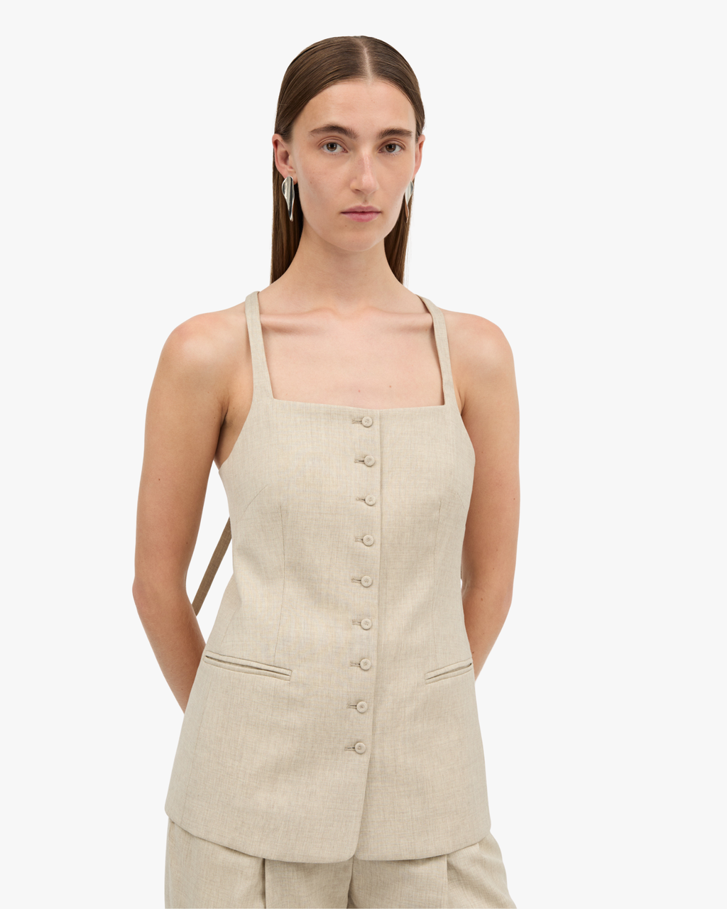 True Soft Wool Tailored Fitted Vest