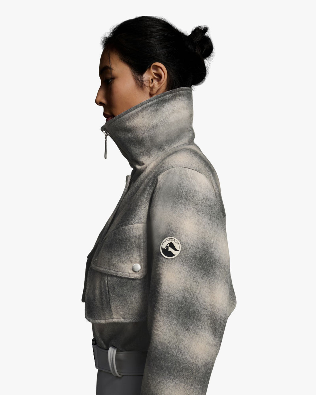 Ski Suit Plaid Smoke & Stone