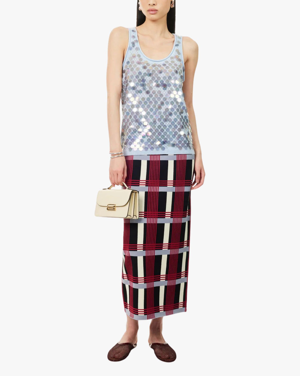 Pailette Lutecia Tank Top Ice Lila