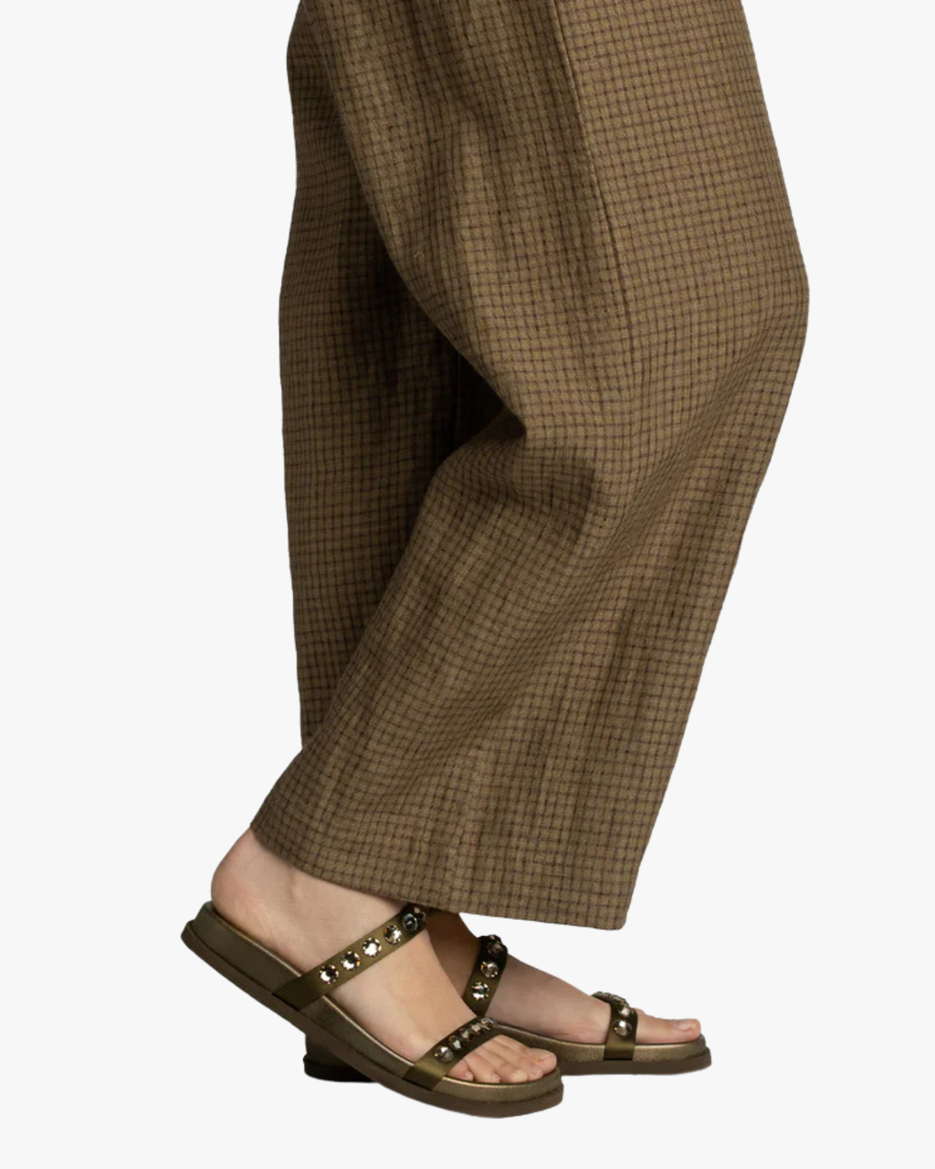Doyel Sandal In Satin Embellished With Crystal