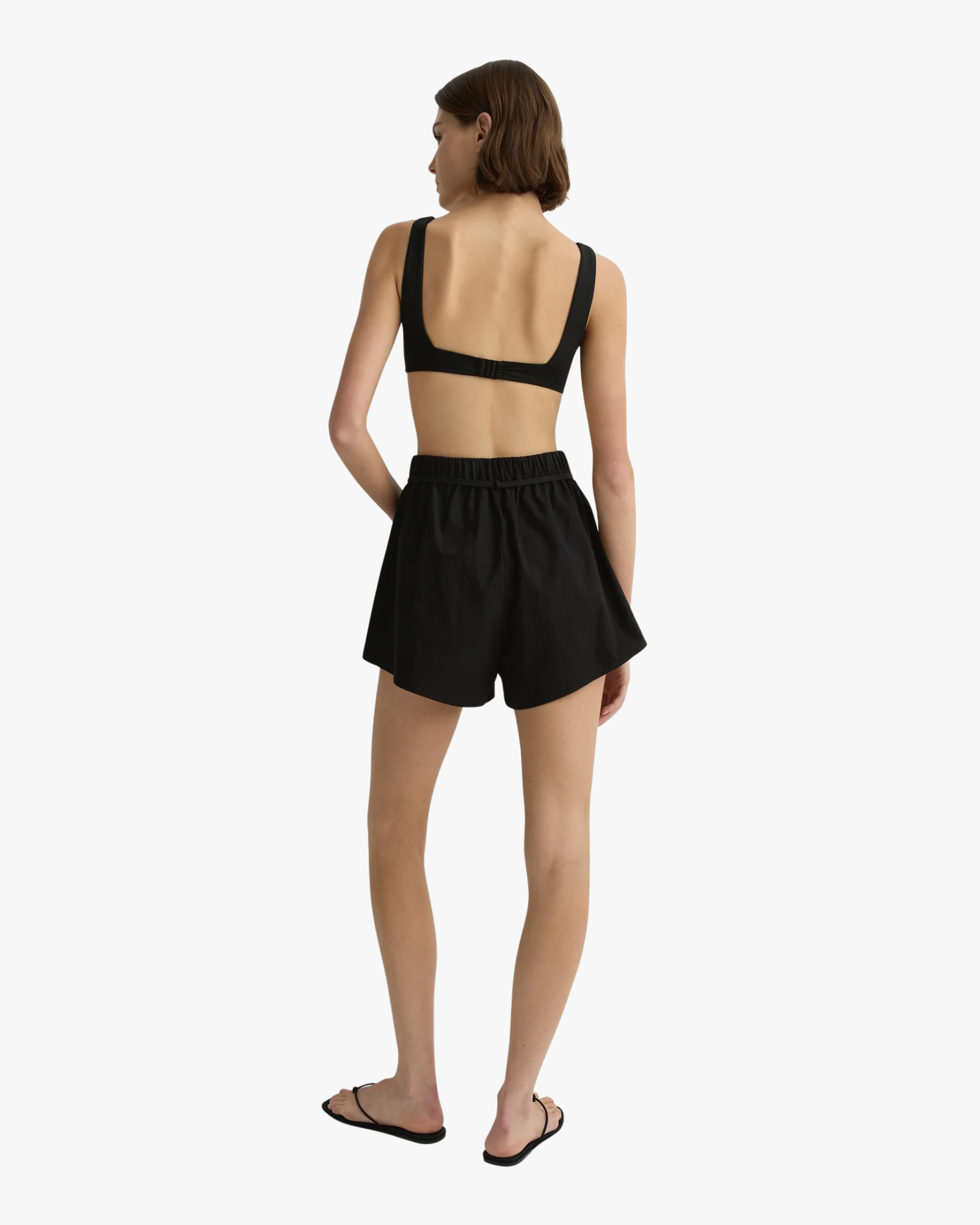 Kyoto Japanese Dry Cotton Shorts Black