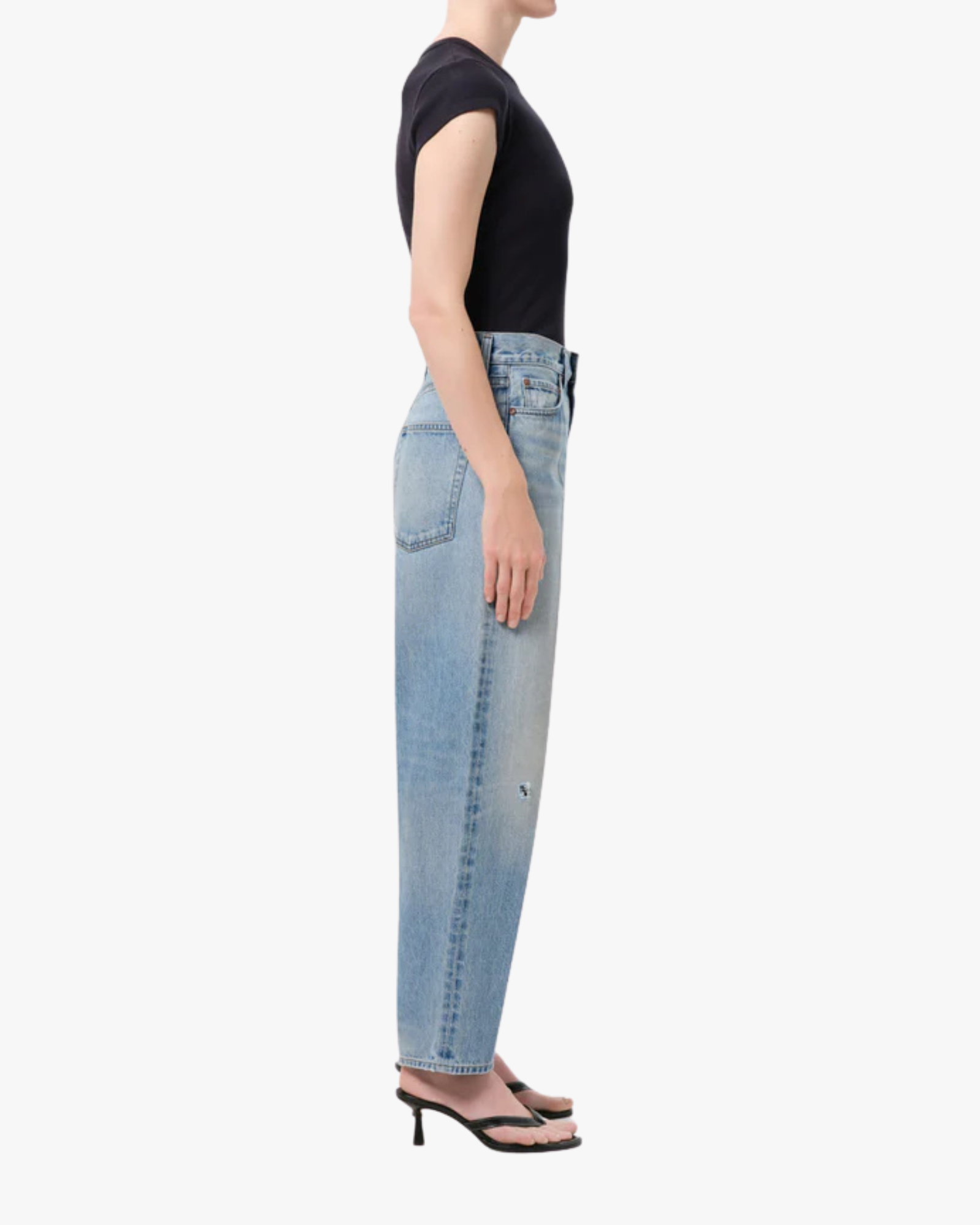 80S Jean High Rise Vintage Taper