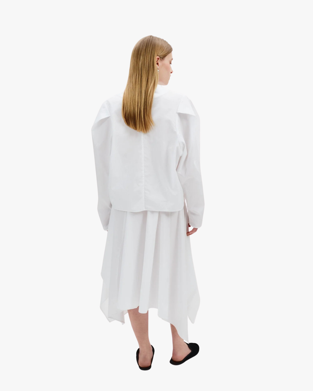 Matinee Waist Fitted Cotton Skirt