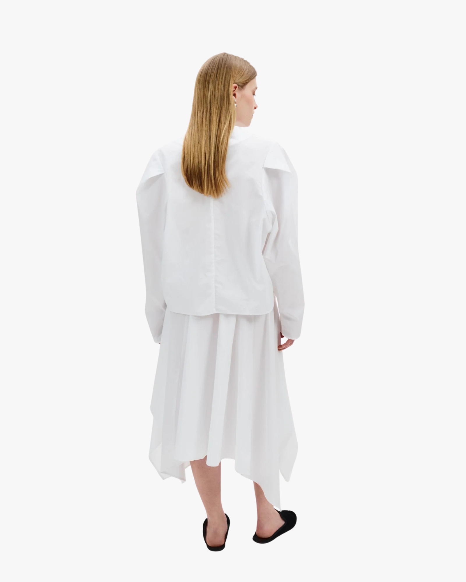 Matinee Waist Fitted Cotton Skirt